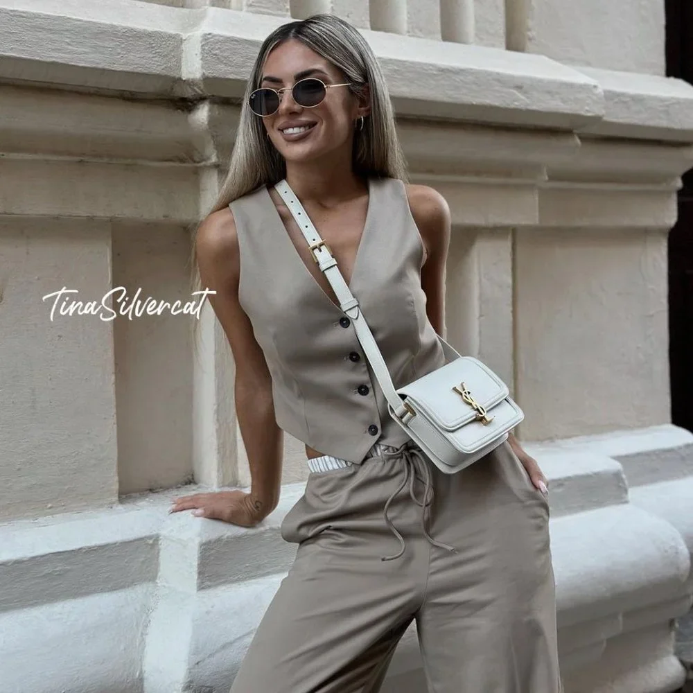 BLOGGER'S FAVE! Zara 2 Piece Combo Boxer Pants And Tailored Vest Set NWT